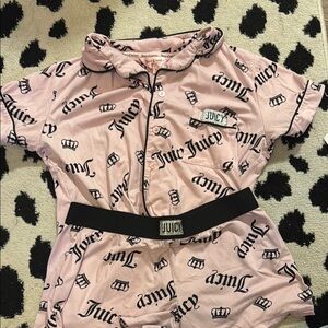 Juicy Couture Pink Logo Print Shirt